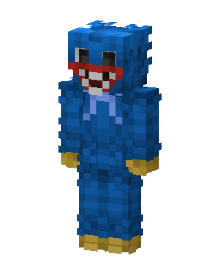 Huggy Wuggy skin, 3D preview