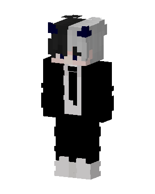 Black Player Boy skin, 3D preview