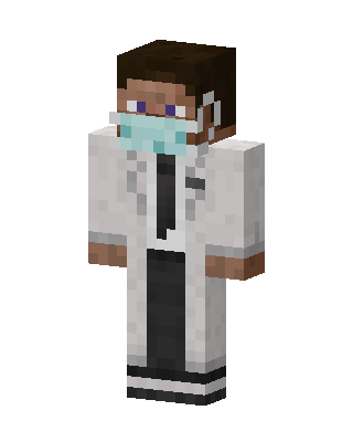 Masked Doctor skin, 3D preview