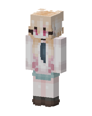 White Student Girl Minecraft skin