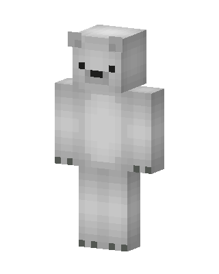 Polar Bear skin, 3D preview