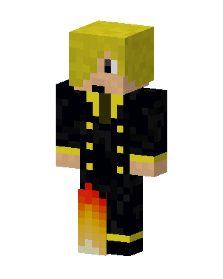 Sanji skin, 3D preview