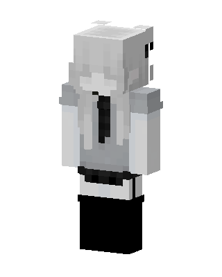 White Player skin, 3D preview