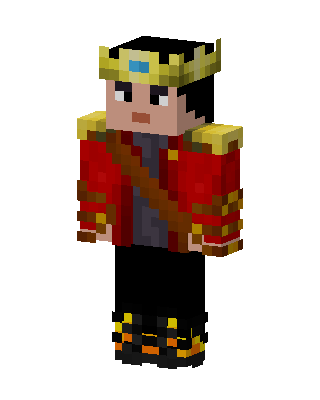 Royal Crown Prince skin, 3D preview
