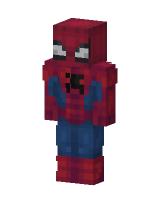 Spider-Man skin, 3D preview