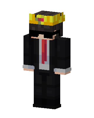 Suited King Minecraft skin
