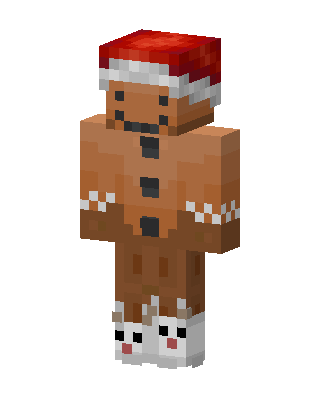 Brown Holiday Minecraft skin