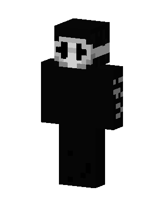 Black Masked Villain Minecraft skin