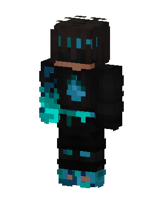 Cyan Void skin, 3D preview