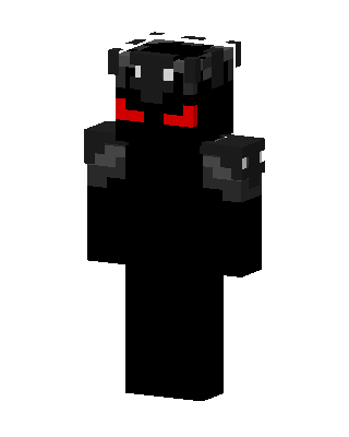 Black Villain Minecraft Enderman skin