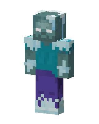 Frozen Zombie skin, 3D preview