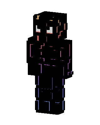 Neon Shadow skin, 3D preview