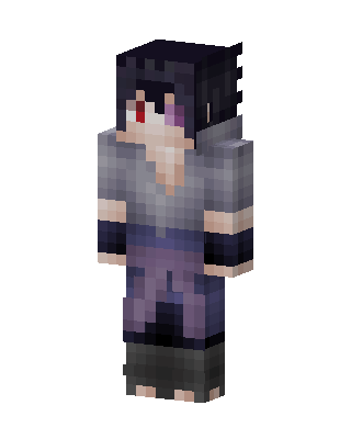 Sasuke Uchiha skin, 3D preview