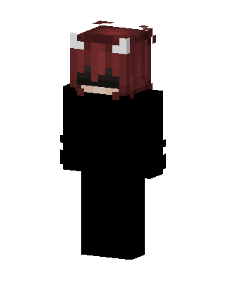 Red Oni skin, 3D preview