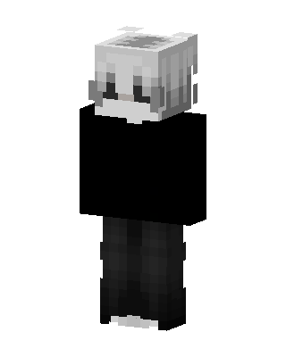 Monochrome Ghost skin, 3D preview