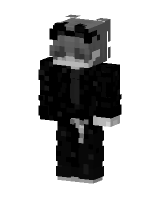 Monochrome Gentleman skin, 3D preview