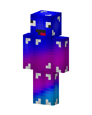 Galaxy Derp Minecraft blue skin