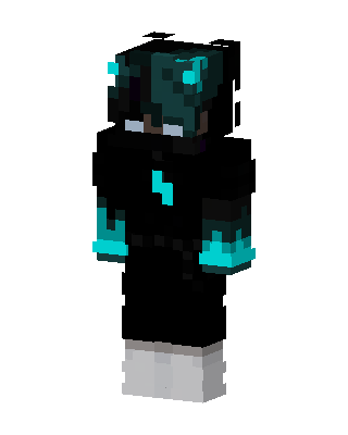 Cyan Hoodie Minecraft skin