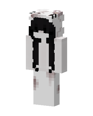 Ghost Girl skin, 3D preview