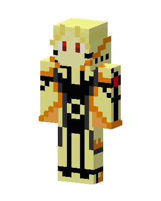 Naruto Baryon Mode skin, 3D preview