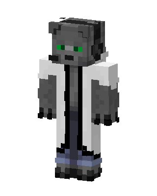 Lab Coat Wolf skin, 3D preview