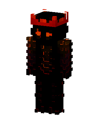 Magma King Minecraft demon skin