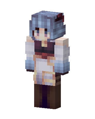 Frost Maid skin, 3D preview