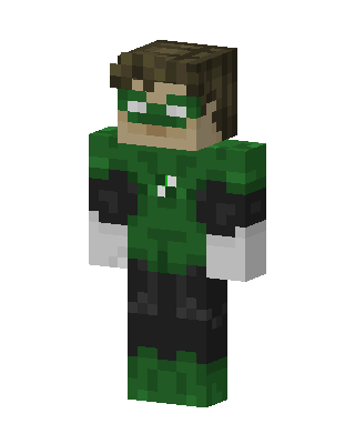 Green Hero Boy skin, 3D preview