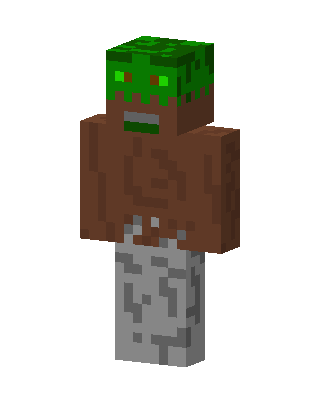 Brown Villain skin, 3D preview