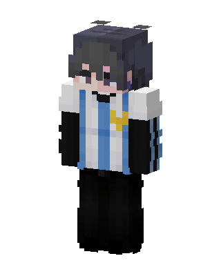 Argentina Jersey Boy skin, 3D preview