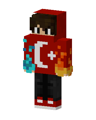 Crescent Hoodie skin, 3D preview