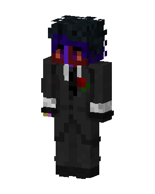 Black Villain Boy Minecraft black skin