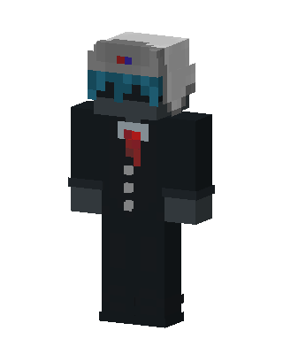 Suited Robot skin, 3D preview
