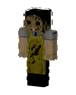 Gold Student Boy skin, 3D preview
