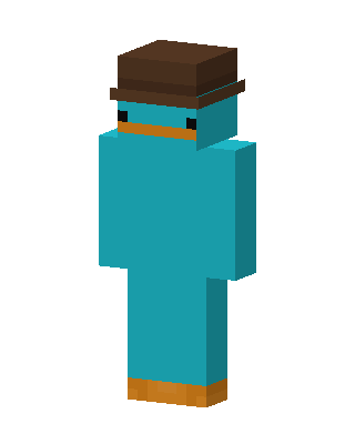 Perry The Platypus Minecraft skin