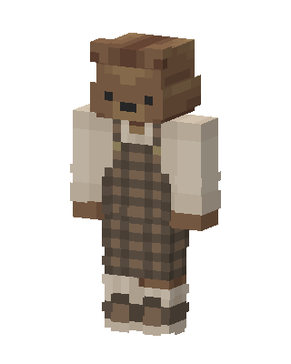 Overall Bear skin, 3D preview