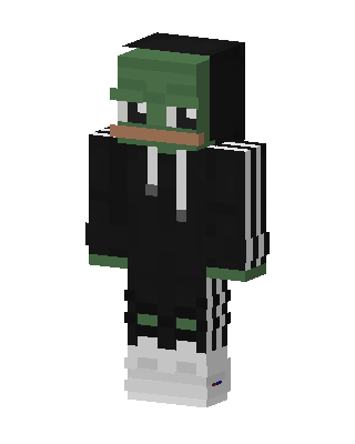 Black Athlete Boy skin, 3D preview