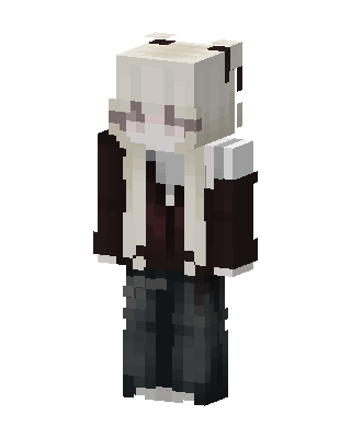 Pale Hair Jacket skin, 3D preview