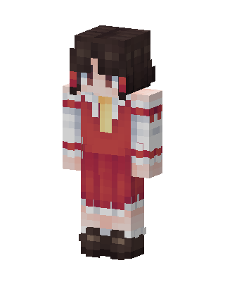 Red Holiday Girl Minecraft Christmas skin