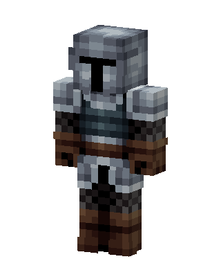 Steel Knight skin, 3D preview