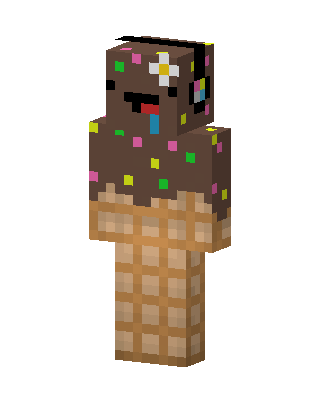 Brown Costume skin, 3D preview