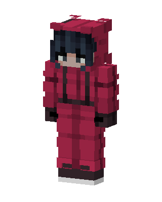 Crimson Hoodie Minecraft skin