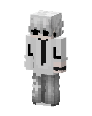 Monochrome Boy skin, 3D preview