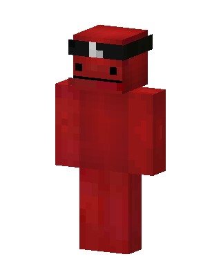 Red Blob skin, 3D preview