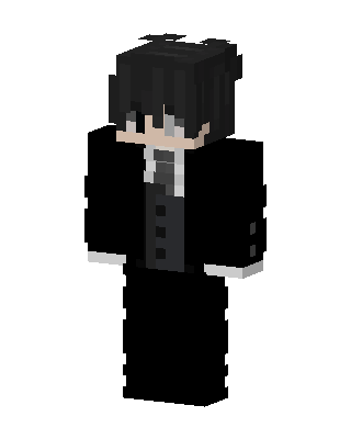 Formal Suit Boy skin, 3D preview