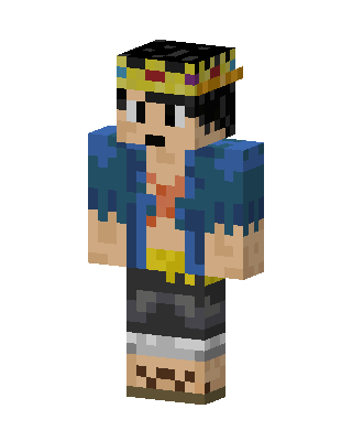 Pirate Prince skin, 3D preview