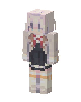 Silver Sailor Girl Minecraft skin