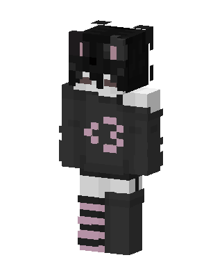 Pink Paw Cat skin, 3D preview