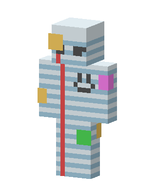 Patchwork Bandage Minecraft skin