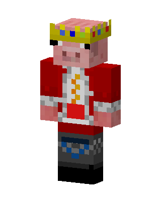 Technoblade skin, 3D preview